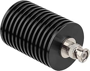 XRDS -RF 25W BNC Male Dummy Load - 50 Ohm Coaxial Resistor for RF Signal Termination and Calibration, Perfect for Testing Transmitters, Amplifiers, and Communication Equipment