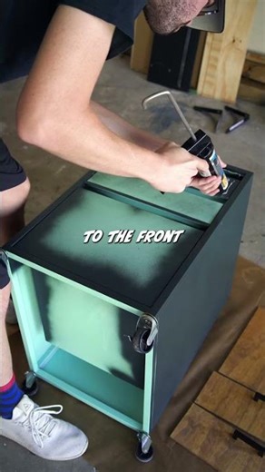 This was a fun one 🪚 Filing cabinet makeover #diy #woodworking #setupinspo