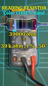 READING COLOR CODE RESISTOR 6 BAND METALFILM #reels #electronics #elektronic #fb #diy | Elektronika info