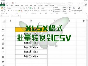 【049-ExcelVBA-xlsx格式转换成csv】批量格式转换非常方便, 工作量越大, 这个脚本的存在就越有价值 #Excel #vba #效率 #office #办公软件 #pokemon #干货 #code #program - 抖音