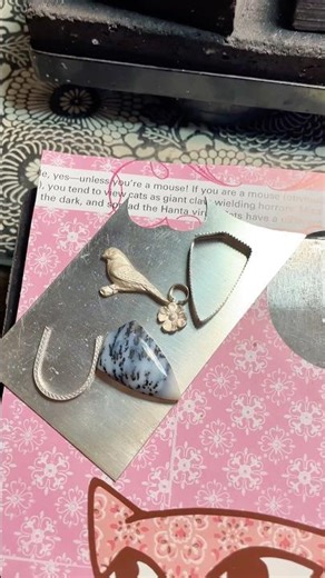 Jewelry Making✨Sterling silver gemstone pendant- beginning, middle, end.