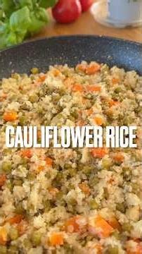 CAULIFLOWER RICE - The Best Vegan Low-Carb Dinner