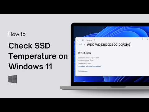 How to Check SSD Temperature on Windows 11