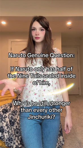How does the math work? Half of Kurama is still more powerful than the others… which means he must be more than double strength or more….? Someone explain how it works! ——- #naruto #anime #shippuden #fyp #kurama