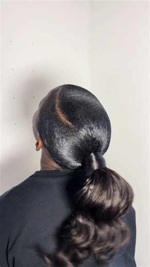 @Durban Hairstylist & MUA did that! Didn’t think my afro can be laid to the T like that! 💋 #fyp #viral #hair #ponytail #fypシ #hairstyle