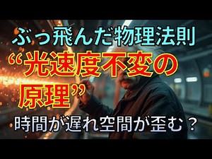 光速度不変の原理とは？ 日常的な感覚に反する宇宙の法則。光速が不変ならば時間や空間が伸び縮みする？