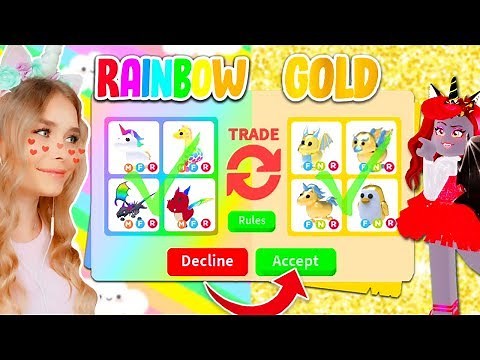 I Did The CRAZIEST ONE COLOR TRADING CHALLENGE In Adopt Me! (Roblox)