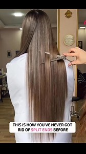 1.5M views · 4.3K reactions | Unique Solution for Split Ends #HairCareHack #SplitEndsFix #HealthyHair #BeautyTips #DIYHairCare | Fabiosa Fitness | Facebook