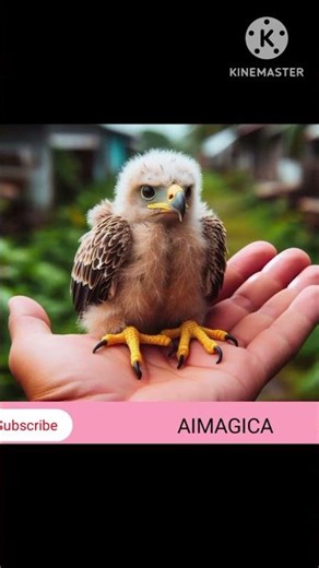 Tiny Baby Hawk in My Hand?! Fierce & Adorable! 🐥🦅🖐️ #Shorts #Wildlife"