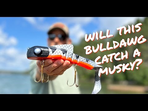 We go MUSKY FISHING with our CUSTOM colour BULLDAWG? What happens next?