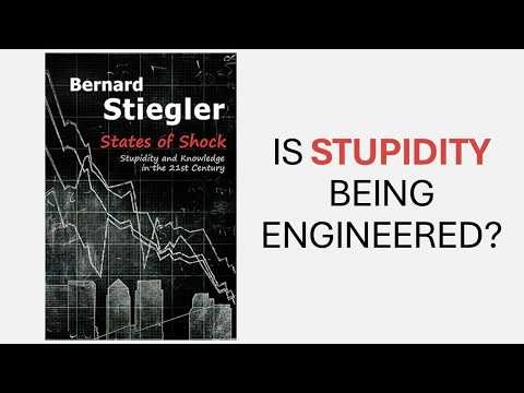 The Rise of Engineered Stupidity || Bernard Stiegler’s Final Warning