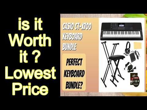 REVIEW Casio CT-X700 Keyboard Bundle Features - Important Information
