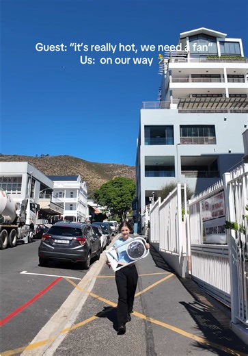 Delivering Comfort: The Fun of Handing Out Fans