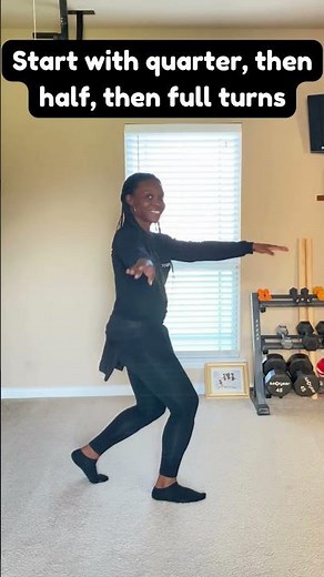 Easy Turns in 4 steps for Praise Dancers #praisedance #dance #worshipdance #dancetutorial