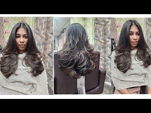 square layer haircut step by step how to do Style Desire Unisex Salon is live