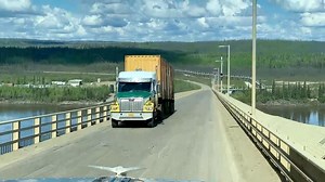 ALASKA🇺🇸: Yukon River Bridge Has So Many Holes #Shoutout #ignoredresponsibility #trucks #trucker #truckdriver #HaulingServices #TeamAlaska #everyone #followers #all #summervibes #fbreels | Alicia Miller Videos & Photography