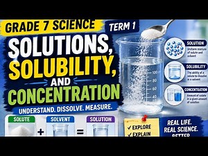 Grade 7 Science Term 1 | Solutions, Solubility, and Concentration | MATATAG Curriculum