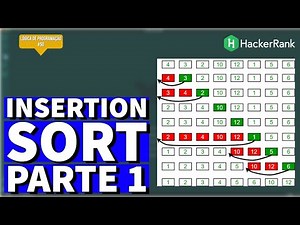 INSERTION SORT - PART 1 (HACKER RANK / JS) - Lógica de Programação #50