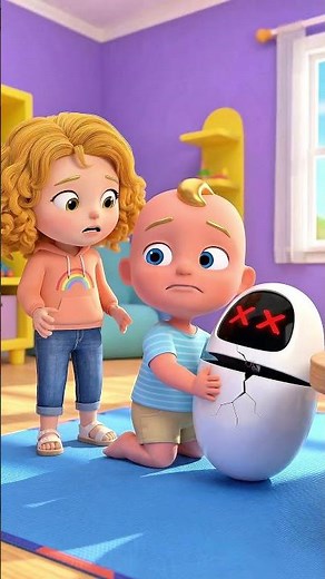 Humpty Dumpty Breaks into Pieces | Kids Nursery Rhymes | kid Tv #shorts #kidssongs #cartoon