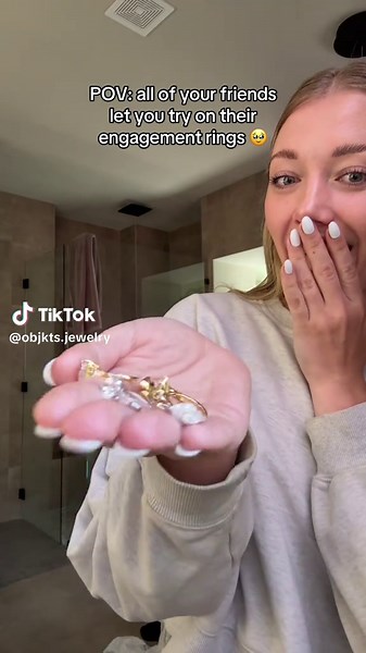 Engagement Ring Dupes: Try-On Experience with Friends