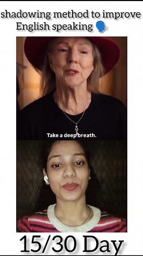 shadowing method to improve English speaking challenge 15/30Day #english