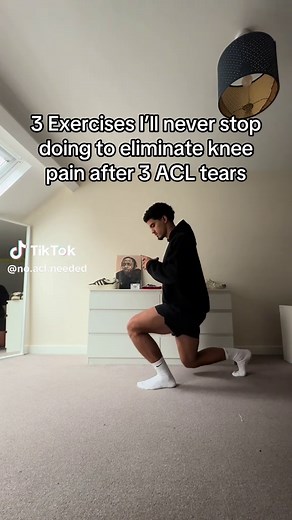 3 exercises ill never stop doing after multiple acl tears #acl #aclsurgery #aclrecovery #kneepain #kneeinjury #kneerehab #kneepainrelief #kneepainexercise