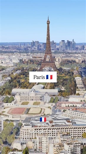 227K views · 58K reactions | Tour por Paris, capital de Francia  #paris #parís #parisfrance #france #francia #googlemaps #googleearth #parisgram #pariscity #citygrammers #travel #travelingram #tourism | El Mundo en 3D | Facebook