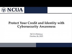 Protect Your Credit and Identity with Cybersecurity Awareness