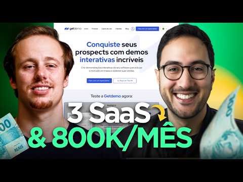 Como um empreendedor construiu 3 SaaS que faturam +800k todo mês