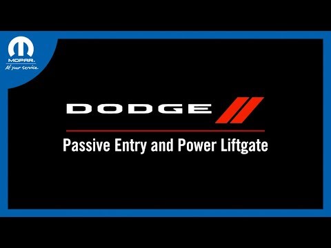 Passive Entry and Power Liftgate | How To | 2026 Dodge Vehicles