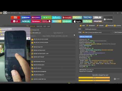 Oppo A31(cph2015) frp bypass unlock tool