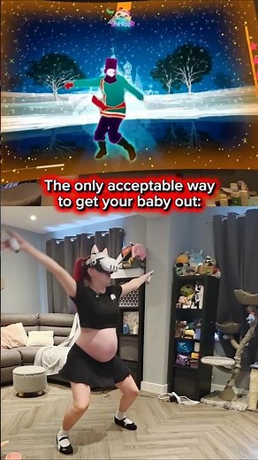 Baby’s 9-month lease is OVER 🤣 RASPUTIN - JUST DANCE in VR
