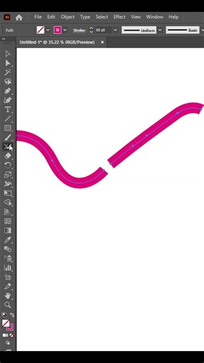 The Illustrator Join Tool makes fixing paths super easy #GraphicDesigner #IllustratorTutorial#Shorts