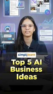Top 5 AI Business Ideas 2026 | Top AI Businesess To Start With No Investment | #Shorts #Simplilearn