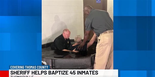 Thomas County Sheriff's Office helps inmates get baptized
