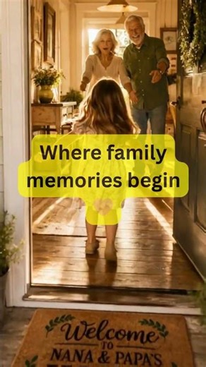 Welcome To Nana & Papa’s House 🏡✨ | Cozy DIY Welcome Mat Idea