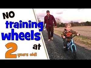 The EASIEST & BEST way to teach your child to Ride a Bike! // no training wheels! (Strider 14x)