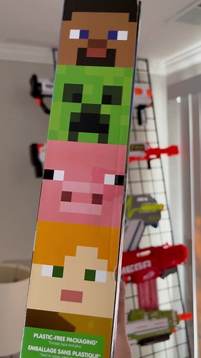 Nerf x Minecraft Pillager Crossbow Toy Review