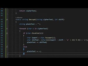 How to Decrypt Data Using Caesar Cipher in C# (Simple)