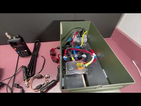 How we built a Emergency Ammo Can Radio #comms #prepping #shtf #gmrs #ham #radio #radiocommunication