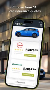 9.2K views · 83 reactions | Want to lower your car insurance premium? Save R390* per month by comparing quotes on Hippo.co.za. Find cheaper debit orders now! | Hippo.co.za | Facebook