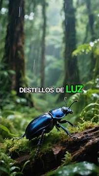 El Escarabajo Azul — La Joya Viviente del Bosque El Insecto Más Brillante del Mundo