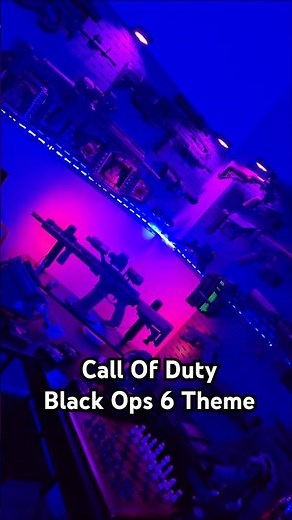 Turned my gaming room into a black ops 6 armory in real life 💨 #COD #callofduty #blackops6 #warzone