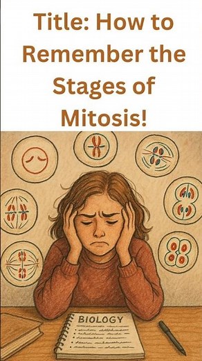How to remember the stages of mitosis?#MitosisMadeEasy#medicalshorts#biology