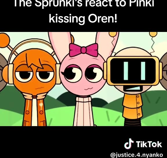 Sprunkis React: Pinki and Oren's Shocking Moment