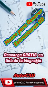2.8K views · 77 reactions | Esta poderosa macro te permitira dibujar perfiles estructurales 2D Y 3D la podras descargar en el primer comentario, no olvides dejar tu comentario y compartir. #autocad2d #AutoCAD #autocad #CursoAutoCAD #autocad3d | Diseño De Tubería 3D | Facebook