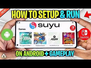 🔥 How To Setup SUYU Emulator Android - Best Settings/Gameplay | New Nintendo Switch Emulator Android