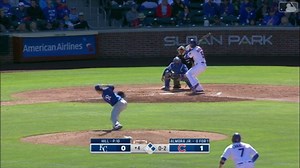 Hit remolcador de Albert Almora Jr.