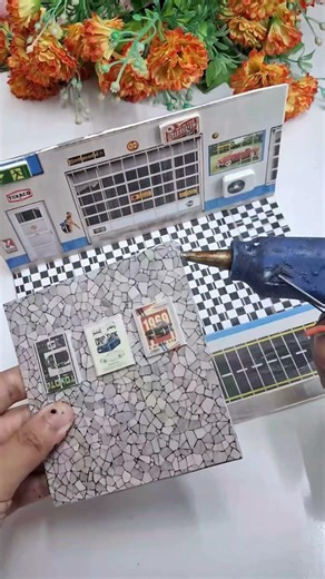 ✨I Built a Hyper-Realistic Mini Garage for My Brother 🚗✨”#shorts #shortsfeed #miniature