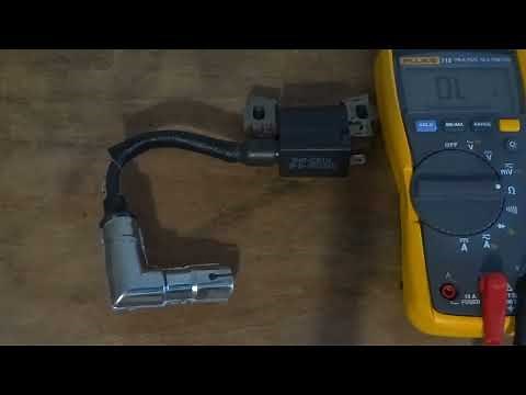 Lawnmower Ignition Coil Test (Magneto) & Air Gap Adjustment (Mountfield SP164)